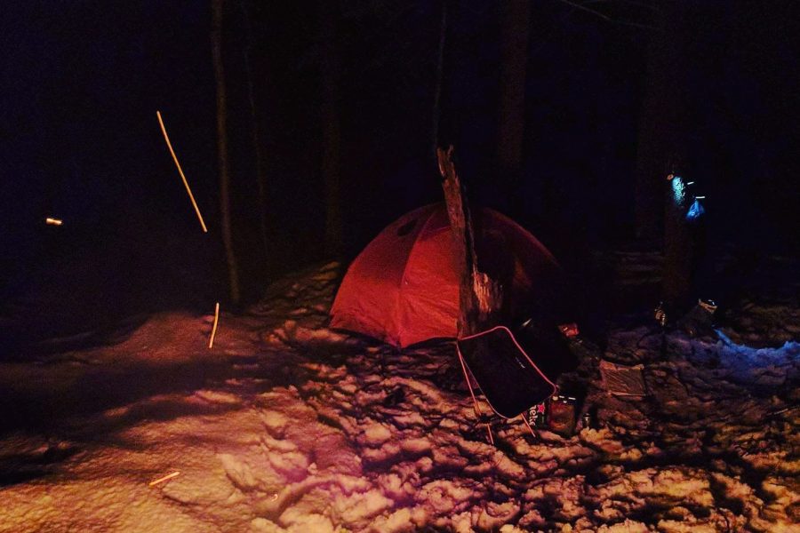 Le camping d’hiver, c’est comme dormir sur de l’argent.